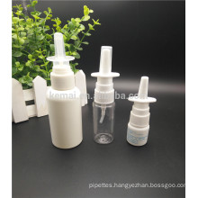 PE 10ml 20ml 30ml HDPE Plastic Empty Nasal Spray Bottles
